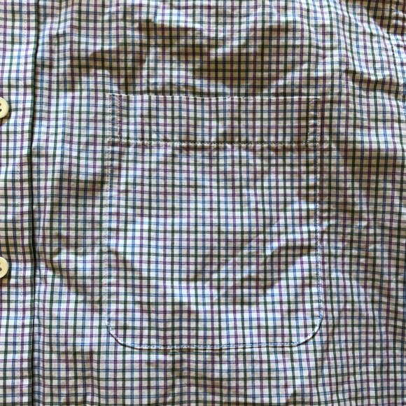 VINEYARD VINES Mens medium Gingham Plaid Classic Fit Button Down MURRAY - Picture 2 of 6